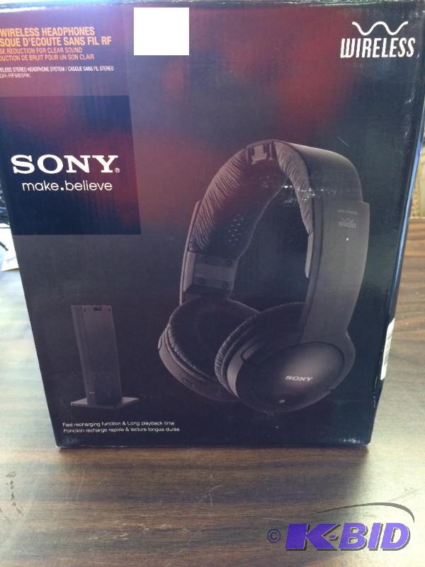 sony wireless head phones