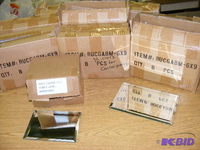 lot of mirror tiles for decorating