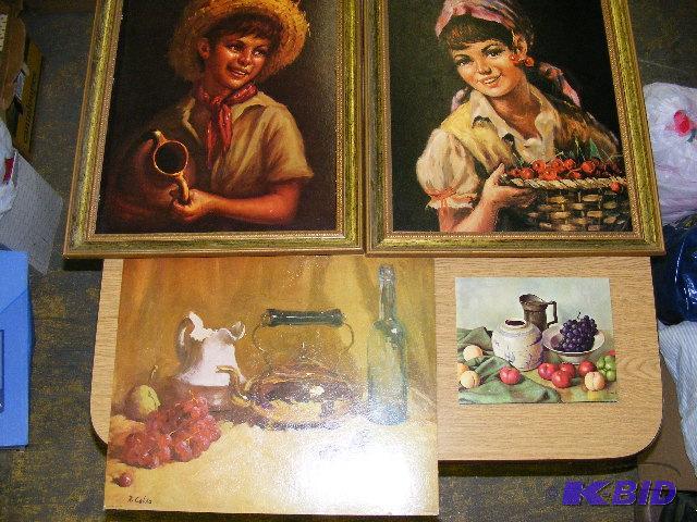 lot of 4 pictures