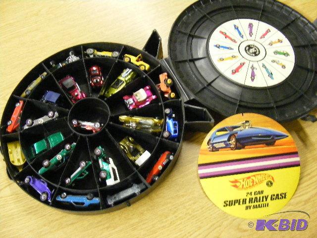 Hotwheels in case