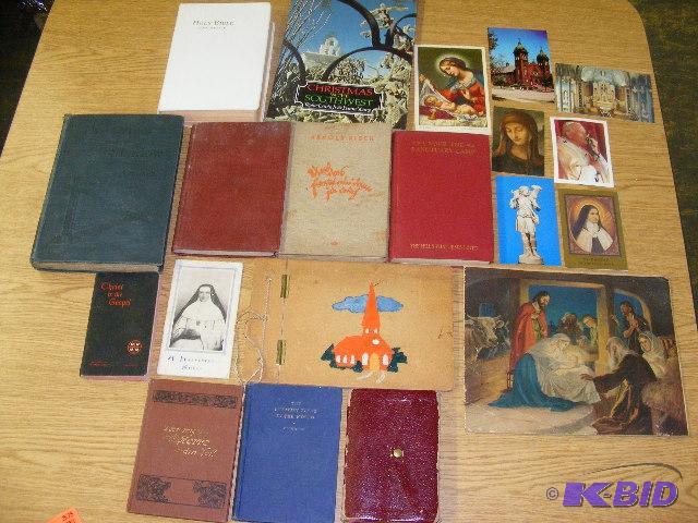 Religious books and pictures
