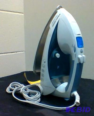 lot 16 image: Black & Decker D6000 All Temp Smart Steam. Iron.  Customer Return.  Appears new.  Tested Works.