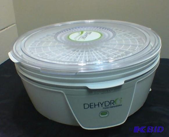 lot 19 image: Presto Electric Food Dehydrator, White.  Tested Powers on.  Open Box.