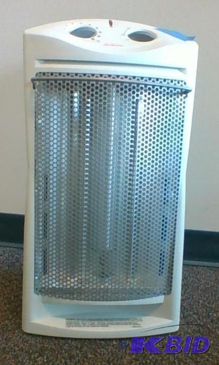 lot 39 image: Sunbeam Electric Tower Quartz Heater.  Out of Box.  Tested Works