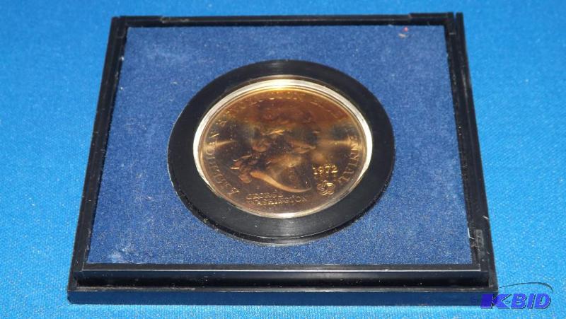 lot 237 image: 1972 Bicentennial Commemorative Medal, Bronze...