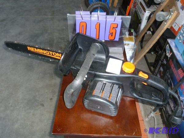 Remington electric versa chainsaw. Model rm16...