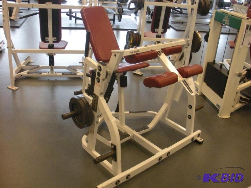 lot 27 image: Hammer Strength Leg Curl