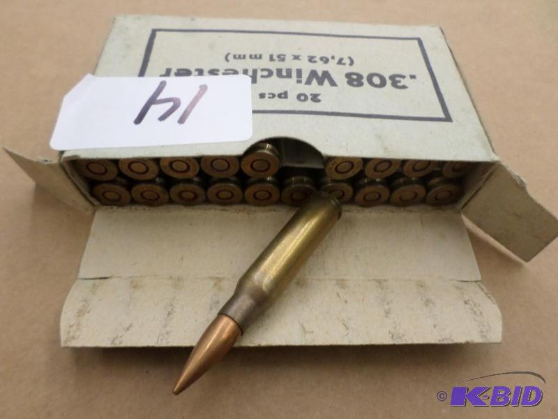 (20) Rounds Winchester .308-Win...