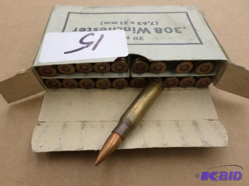 (20) Rounds Winchester .308-Win...