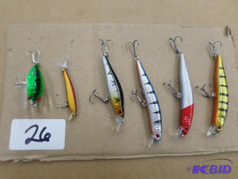 (6) New Crankbait Lures...