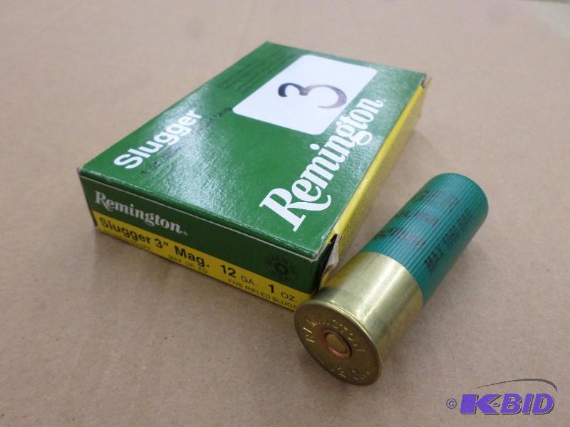 (5) Remington 12-Gauge 1oz Slugger 3&quot Ma...