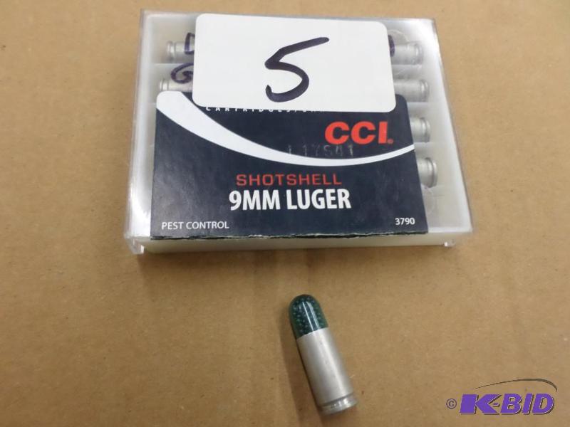 (10) CCI 9mm Luger 18oz #12 Shotshells...