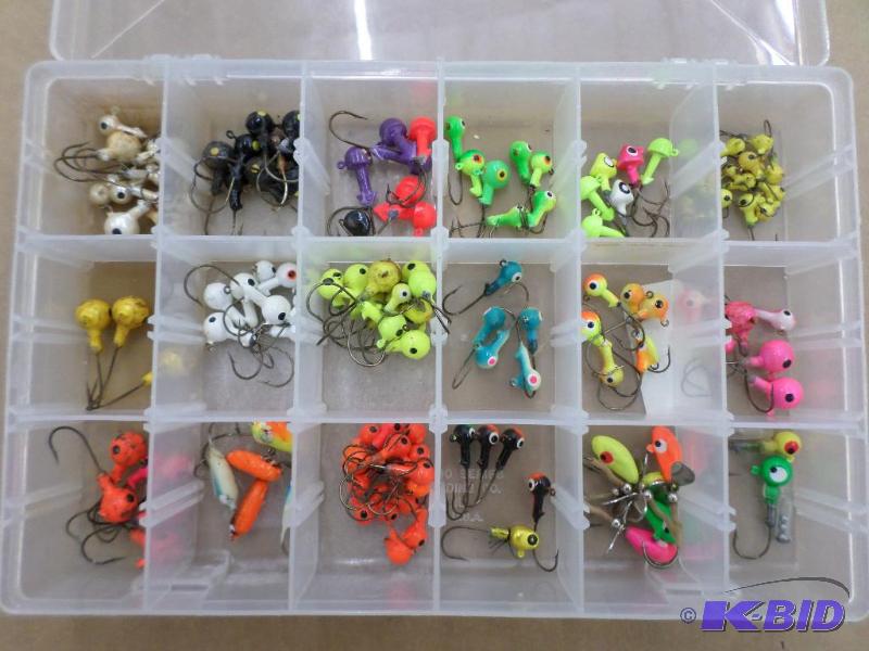 Plano Tackle Tray Full Of Various Jigs...