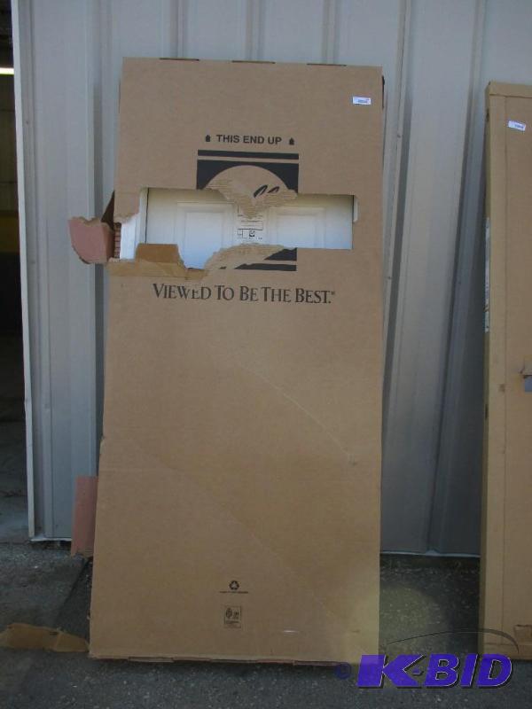 lot 108 image: New Pella exterior door, 34" wide...
