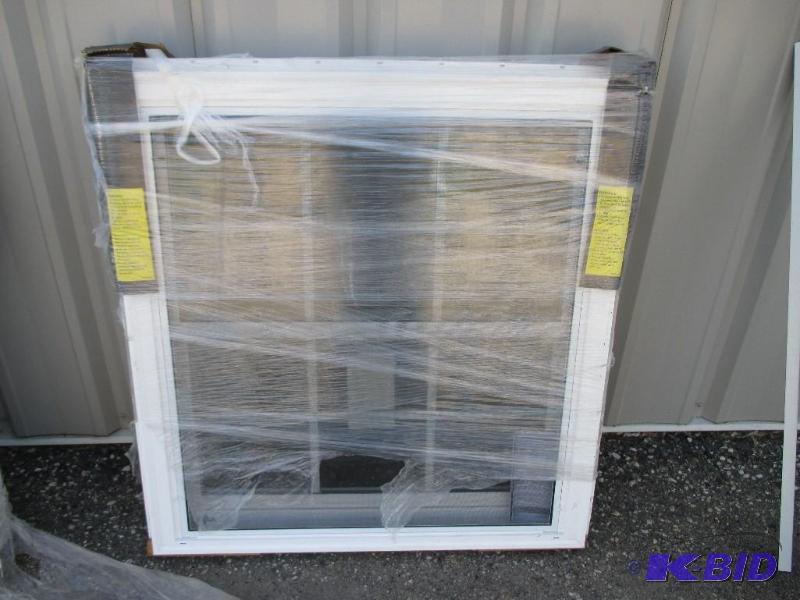 lot 114 image: New Pella window, 35 12 x 37 12...