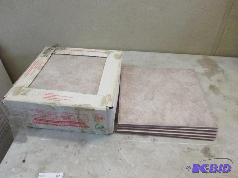 lot 132 image: 1 12 boxes of tile...