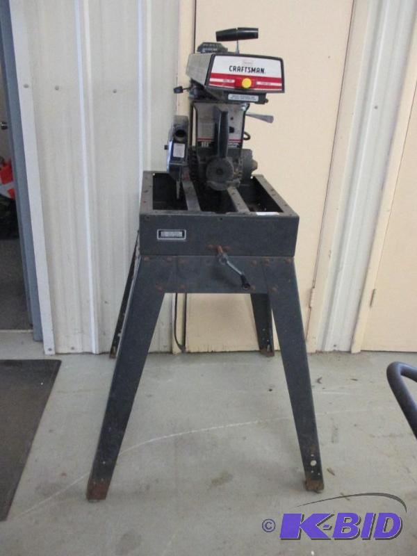 lot 34 image: Craftsman radial arm saw...