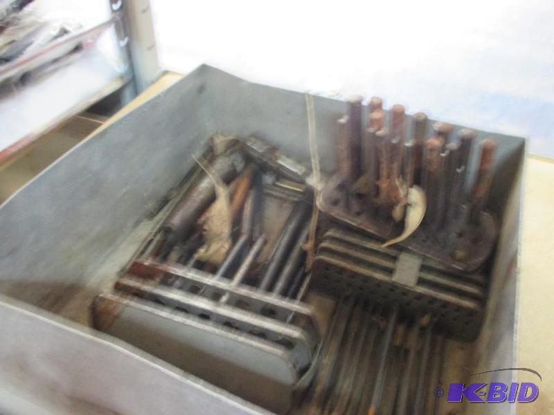 lot 67 image: tote of drill bits...
