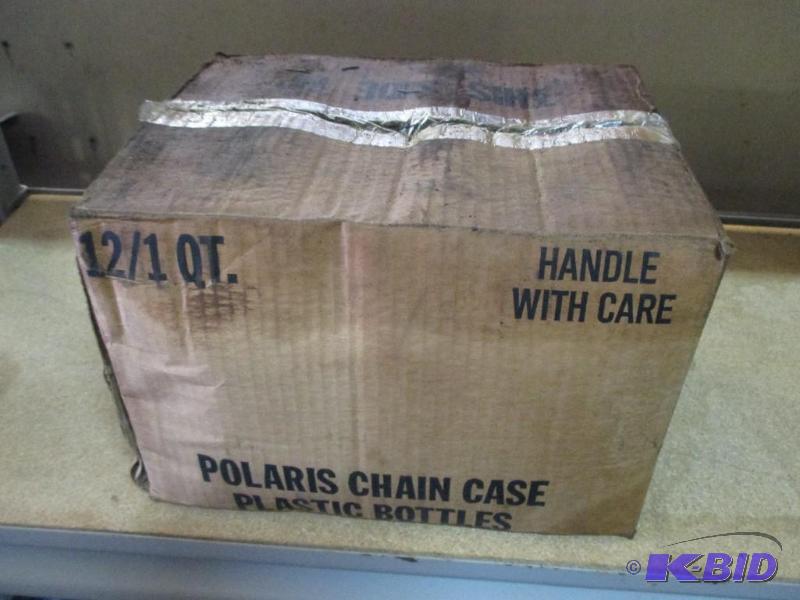 lot 69 image: Case of Polaris crankcase oil...