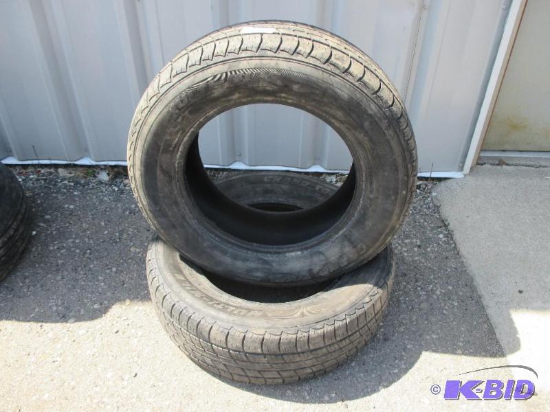 lot 70 image: 2 Multimile tires 21565R16, 832 tread...