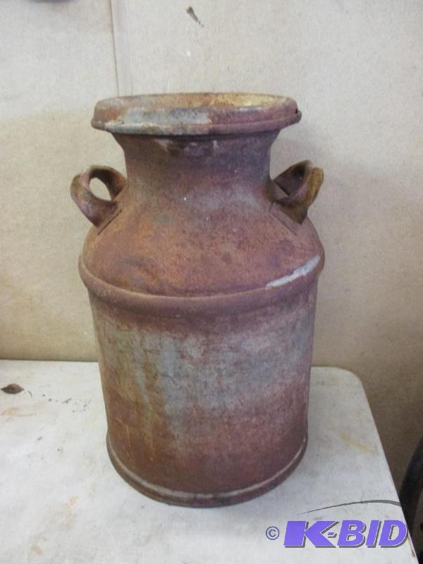 lot 80 image: Milk can...
