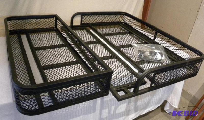 lot 12 image: ATV Front and Rear Basket Set, universal fit,...