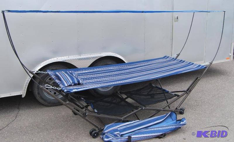 lot 60 image: Bliss Hammocks EZ Hammock, foldable steel fra...