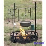lot 81 image: Campfire Cookset, 410" side posts, 44&...