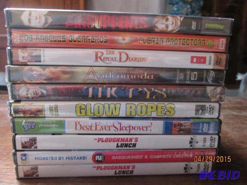 lot 180 image: Lot of 10 new movies still in original cellop...