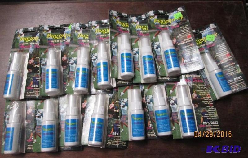 lot 186 image: Lot of 15 Buggspray pumps. New in packaging....
