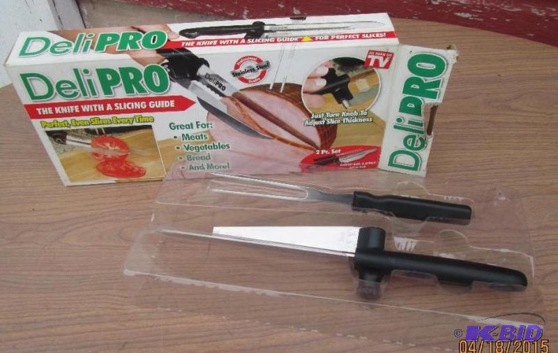 lot 41 image: Deli pro Knife with sliceing guide make the p...