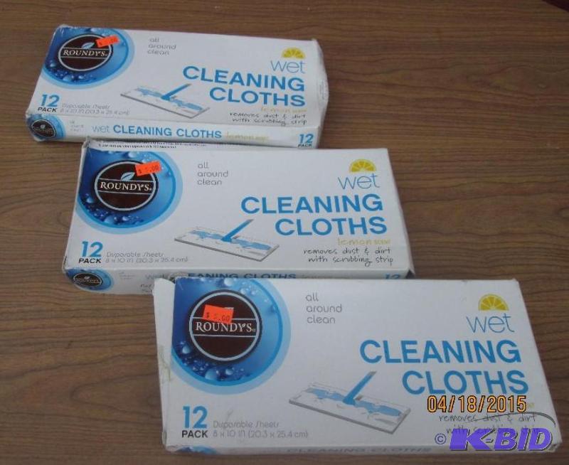 lot 46 image: Cleaning Clothes 3 packages...