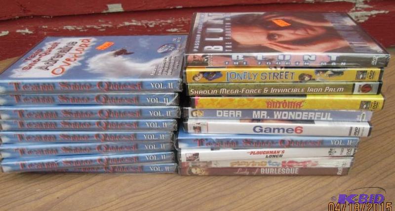 lot 49 image: small lot of dvds...