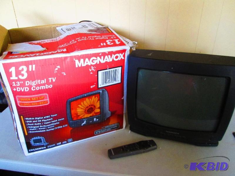 Magnavox 13 Tv Dvd Combo Collector Decor Vintage New Resale Inventory More K Bid