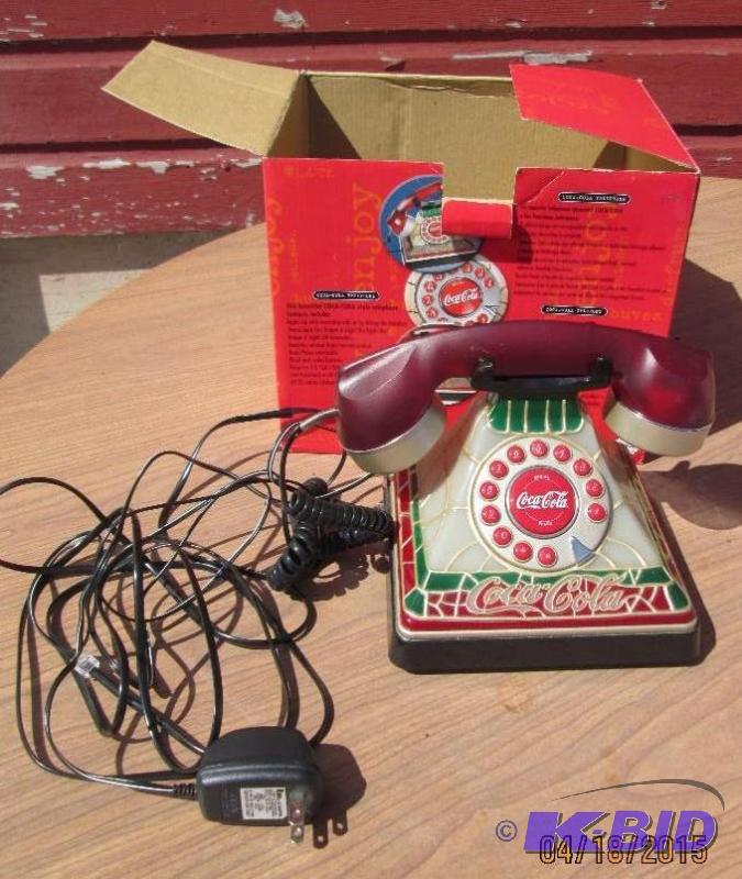 lot 9 image: Coco-colla brand Coco-Cola telaphone...
