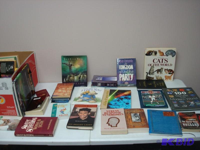 lot 108 image: Box Of Books, Some Religious ...
