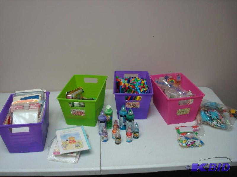 lot 129 image: Lot Of Craft Items And Cards...