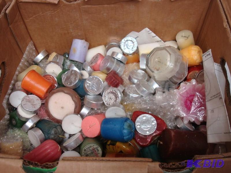 lot 140 image: Huge Lot Of Different Kinds Of Candles...