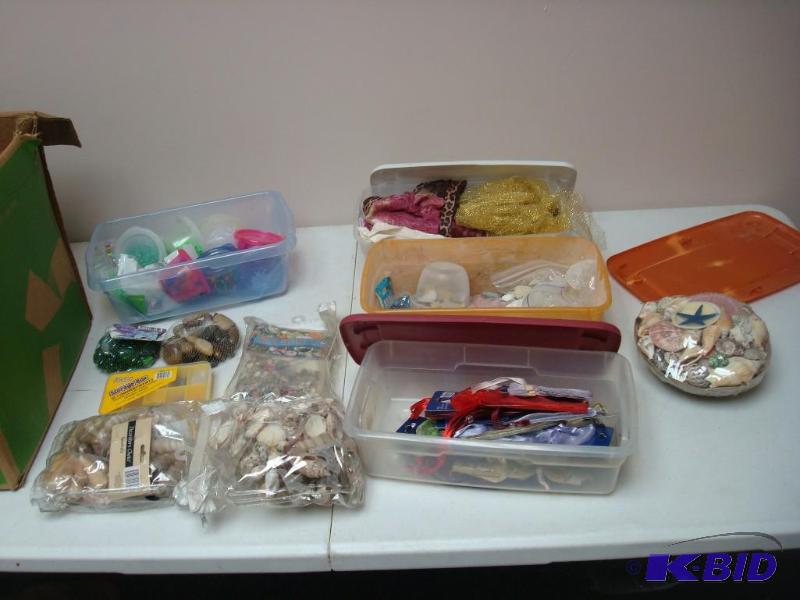 lot 141 image: Lot Of Crafting Items, Sea Shells...