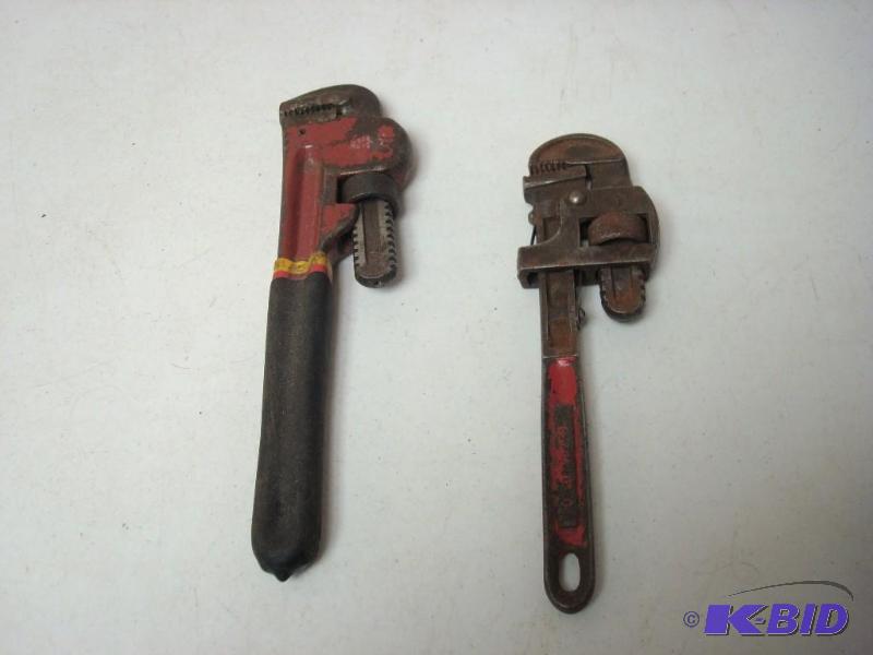 lot 16 image: Pair Of Pipe Wrenches...