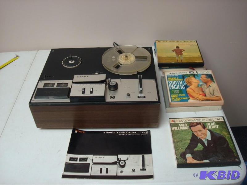 lot 2 image: Sony TC-350  Stereo&nbspTapecorder, Wor...