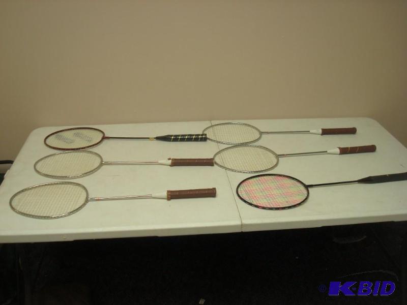 lot 39 image: Lot Of Badminton Rackets, Some Wear...