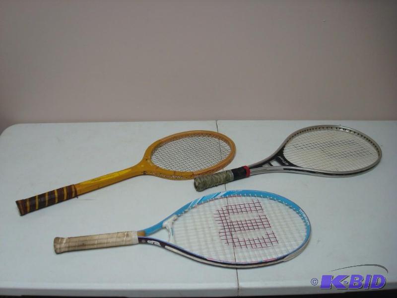 lot 40 image: Lot Of Tennis Rackets...