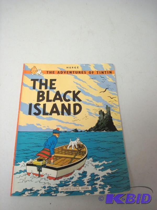 lot 64 image: TinTin The Black Island Comic Book, Some Wear...