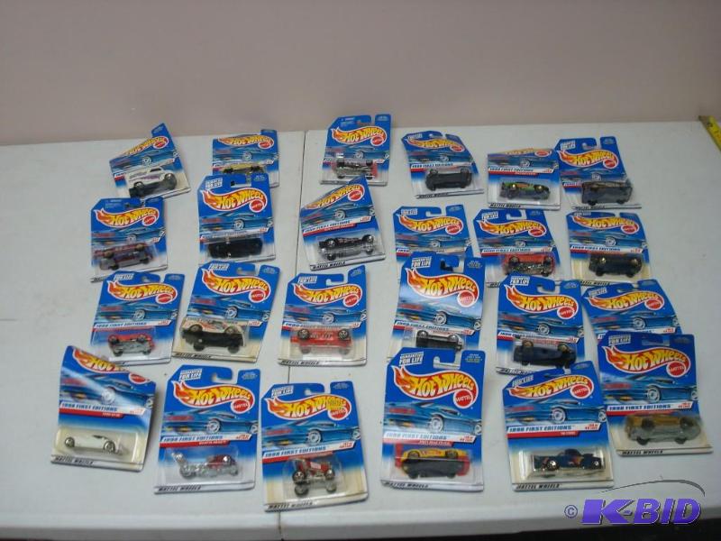 lot 70 image: Lot Of Hot Wheels Cars, 1998 First Editions, ...
