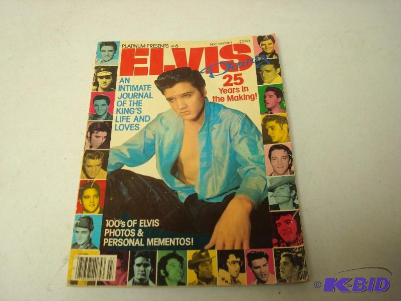 lot 89 image: Vintage Elvis Diary Magazine, Some Wear...