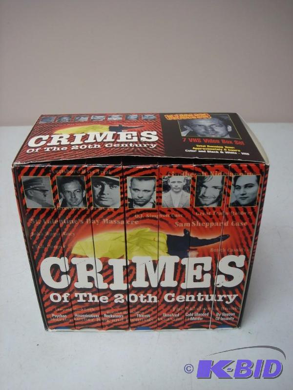 lot 90 image: Crimes Of The 20th Century, VHS Tapes...