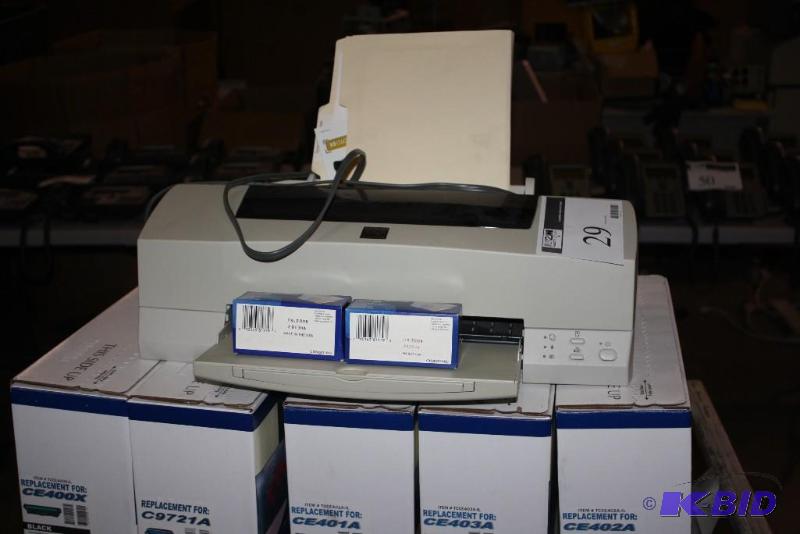 lot 29 image: Epson Stylus PhotoEx Model P953A 120V 50-60Hz .4A Includes Cartridges.