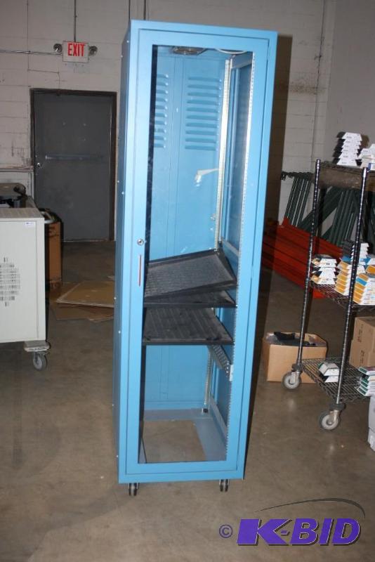 lot 3 image: Tower Cooler wFans & Multiple Adjustable Shelves 31 x 23 x 82.