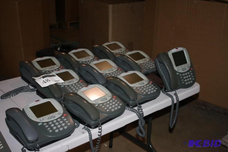 lot 48 image: Lot of (10) Avaya 4621SW IP Display Phone.